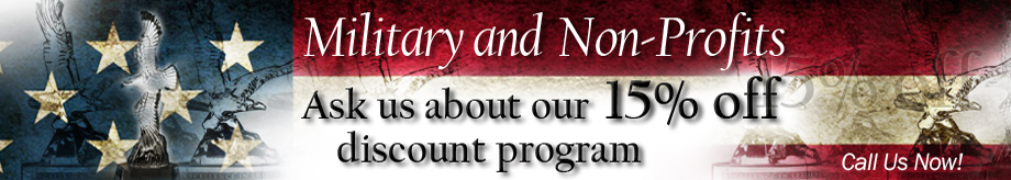 Military and Non Profit Awards Discount