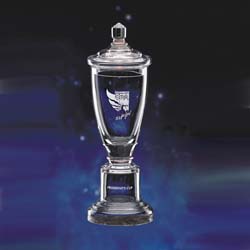Glass Crescendo Championship Cup | Golf Trophy - UltimateCrystalAwards.com
